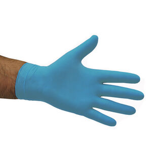 Nitrile Blue Gloves Powder Free LARGE - Selfgard