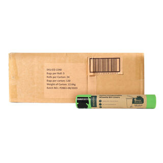 240L Compostable Bin Liner Carton (120 Bags) – Ecopack