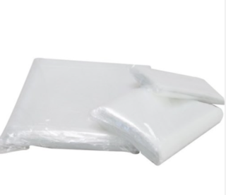 72L Clear LD Plastic Rubbish Bag Pack 50
