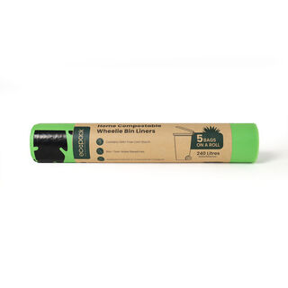 240L Compostable Bin Liner Roll (5 Bags) – Ecopack