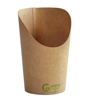 Chip Cup - 12oz Kraft - Green Choice