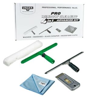 Pro Window Cleaning 4-in-1 Advanced Kit Unger
