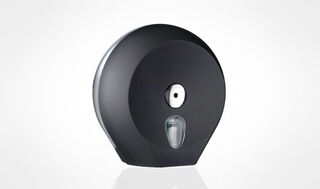 Dispenser Jumbo Rolls Single Black - Hygiene Direct