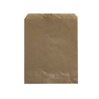 Flat Brown Paper Bags - 280x340 - No.9 - UniPak