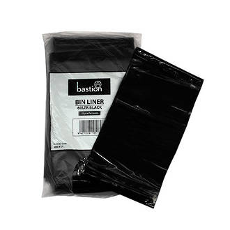 Bin Liner Black 60 Litre - Bastion