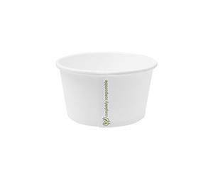 Hot Container White 12oz 430ml, Carton 500 - Vegware - Carton 500