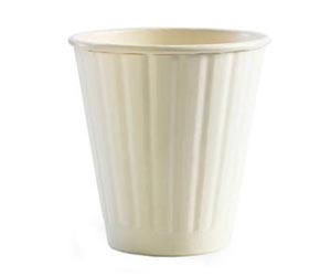 8oz Coffee Cup White (90mm) Double Wall - BioPak