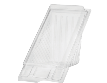 Eco-Smart' Bettaseal' Sandwich Wedges Large, Clear - Castaway