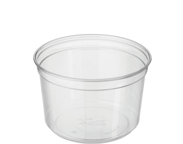 Round Deli Containers 16 oz, Clear - Castaway