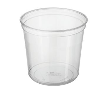 Round Deli Containers 24 oz, Clear - Castaway