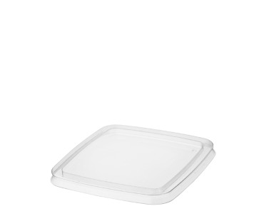 Reveal' Square Container Lids - One Lid Fits All, Clear - Castaway
