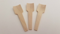 Wooden Paddle Spoon 7cm  Pack 100 - Vegware