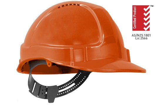 TUFF-NUT' Vented PinLock Hard Hat, ORANGE - Esko