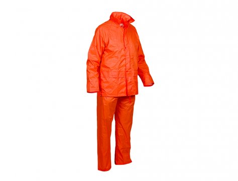 Good2Glow' Rainsuit, Jacket & Pant Set, Neon Orange SMALL - Esko