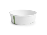 Hot Container white PLA-lined 32oz,18.5cm - Vegware - Pack & Carton