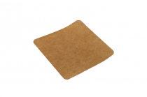 Card food serve 12 x 12cm kraft/white - Vegware