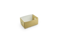 Box Platter (large) eighth insert 16 x 11 x 8cm - Vegware