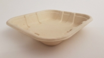 Tray Bamboo Pulp 12.5x12.5x2.0 cm, Pack 100 - Vegware