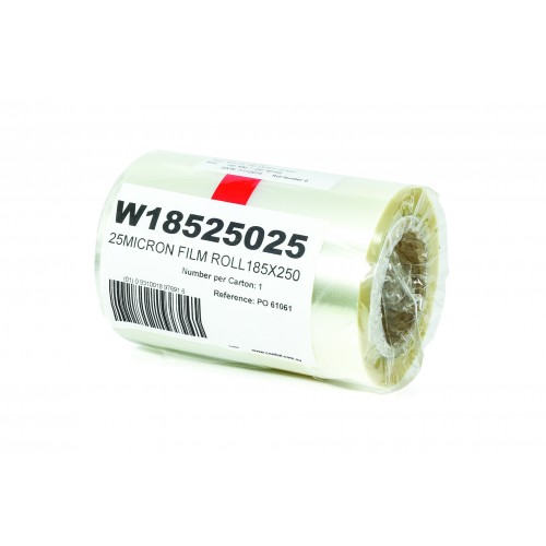 Film Heat Seal Lidding 185mm X 250M X 25Mu - Confoil