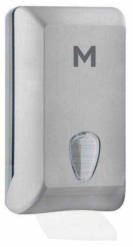 Half Slimfold Towel Dispenser - Silver, 400 Sheet Capacity - Matthews