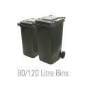 Bin MGB  120L 2 wheeled (fits 140L Liner) - Multiple colour options - Vegware