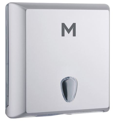 Slimfold Towel Dispenser - Silver, 450 Sheet Capacity - Matthews