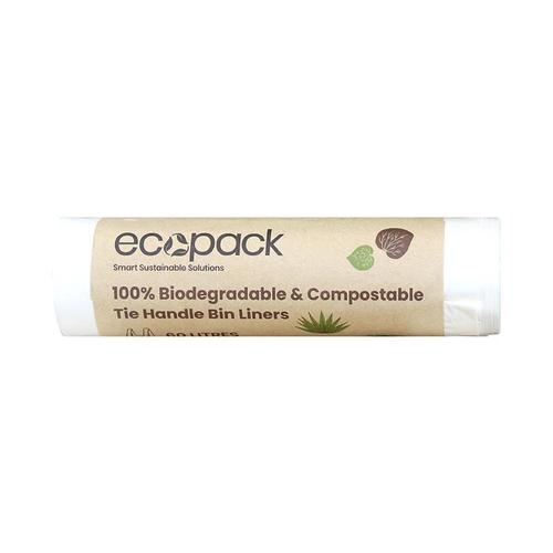 60L Bin Liners Compostable, Roll - Ecopack