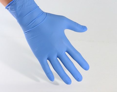 Nitrile-tec Vinyl Gloves MEDIUM