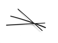 Cocktail Straws 3mm PLA Black, Carton 20000 - Vegware