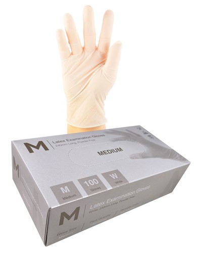 Latex Gloves Powderfree MEDIUM - Matthews