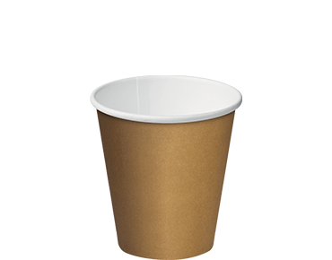 8oz Single Wall Brown Kraft Paper Coffee Cup