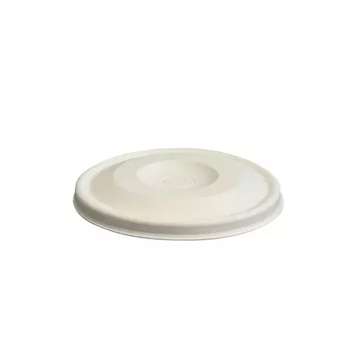 90mm Cold Paper BioCup Sugarcane Flat Lids - BioPak