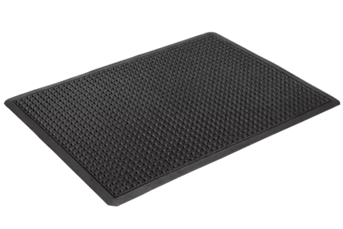 Ergo Anti-Fatigue Bubble Mat 1200 x 900mm Black - AMS