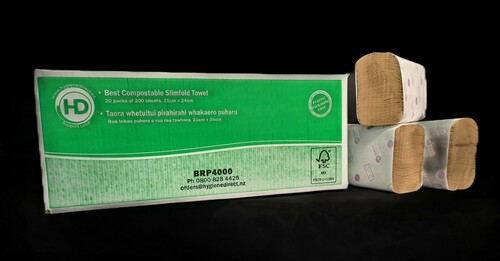 Best Paper Towels Compostable Slimfold - Hygiene Direct