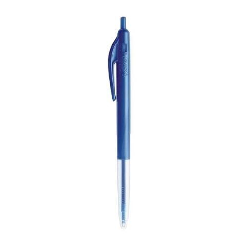 Bic Clic Ball Point Pen - Blue, Medium 1.0mm Tip Pack 10