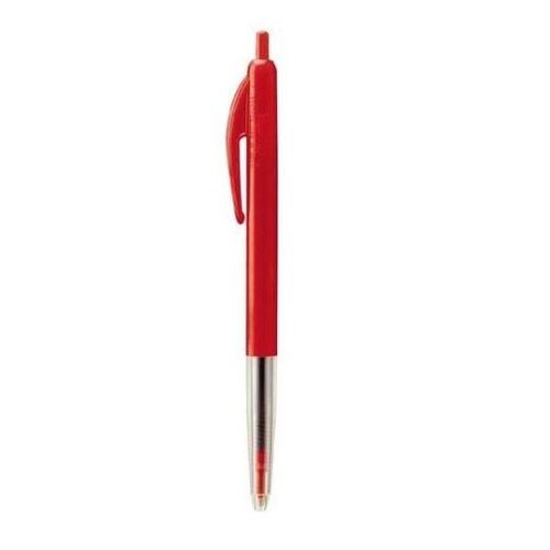 Bic Clic Ball Point Pen - Red, Medium 1.0mm Tip Pack 10