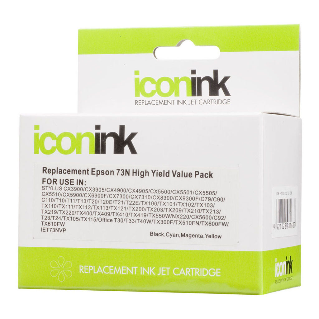 Icon Compatible Epson 73N Black Ink Cartridge