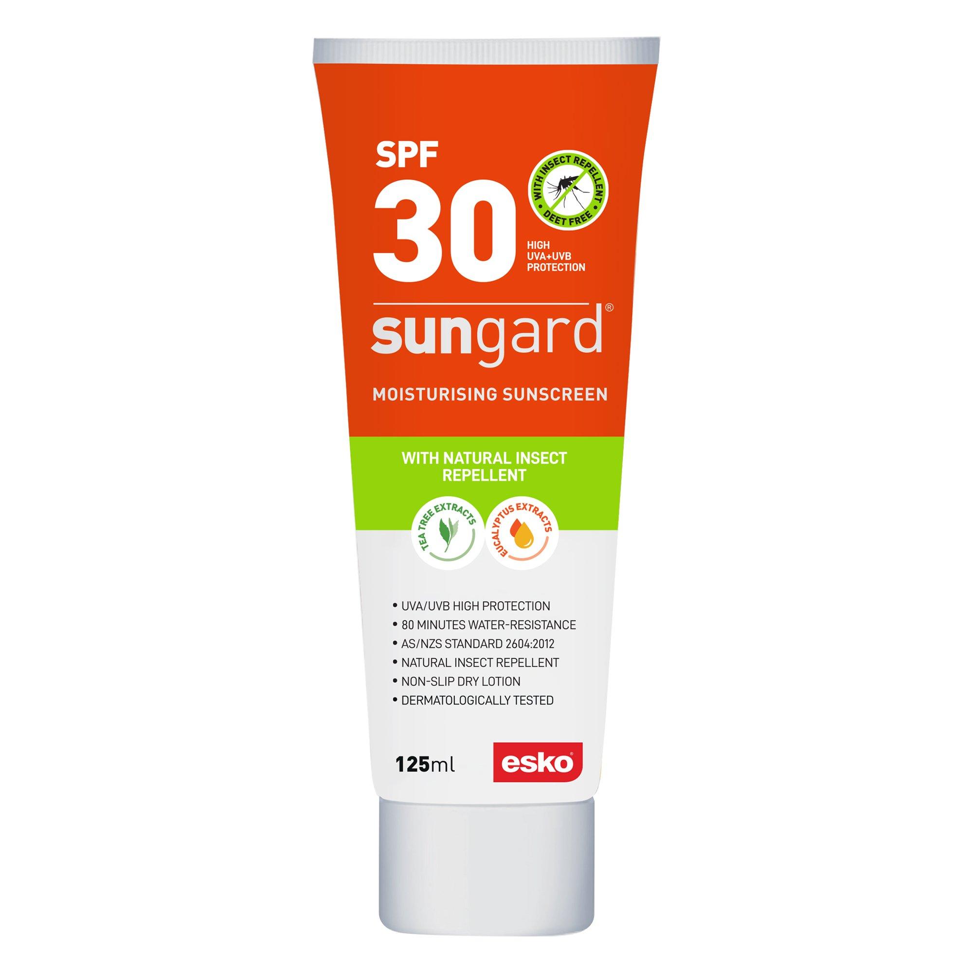 SunGard SPF30 Sunscreen with Insect Repellent, 125ml Tube