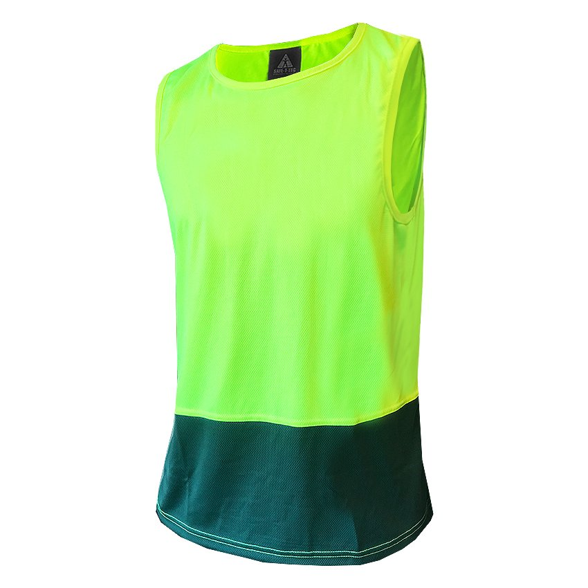 Singlet, Yellow/Green-Size 8Xl