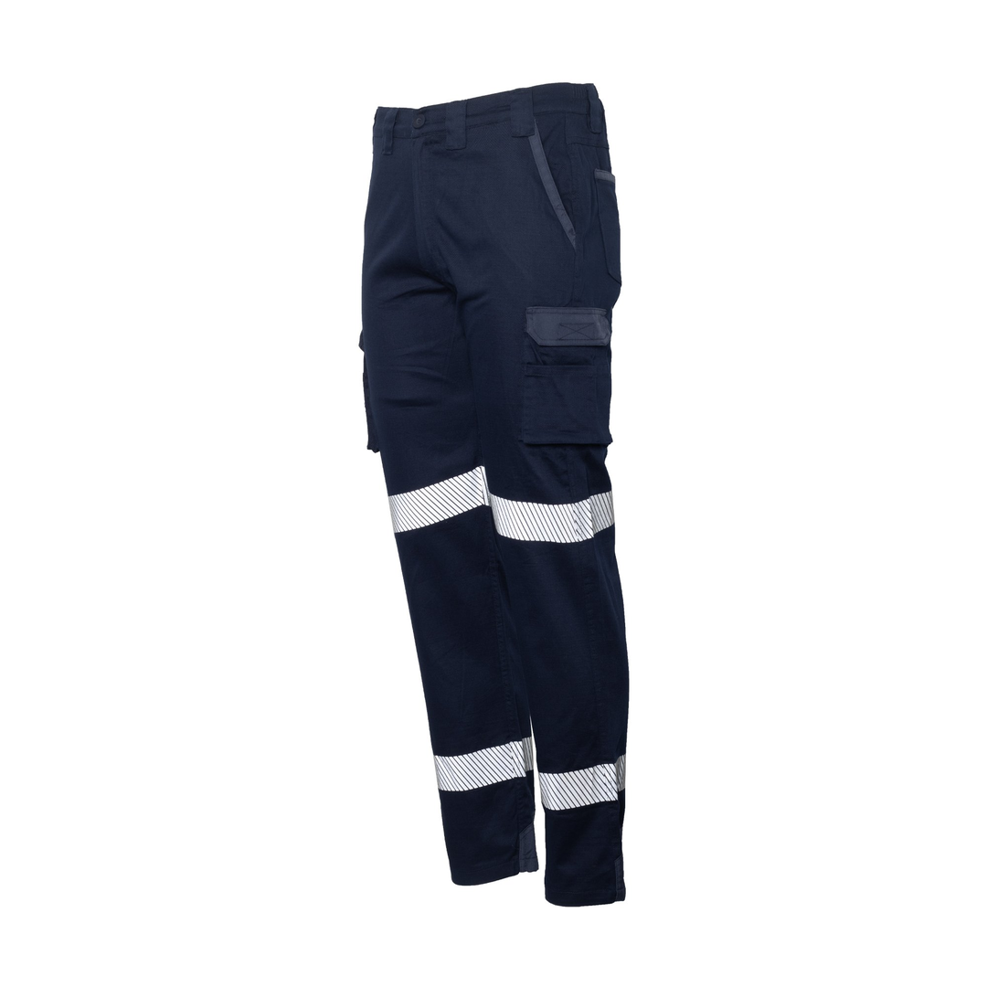220Gsm Light Cargo Trousers, Ripstop, Navy With Ta-Size 107