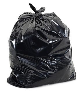 Black Rubbish Bag