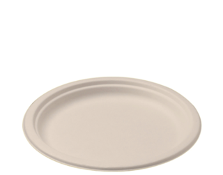 Enviroboard® Small Round Plate, Natural