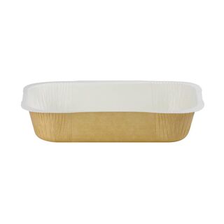 Paperboard Dualpak Eco Deep Oblong Kraft 1000ml - Confoil