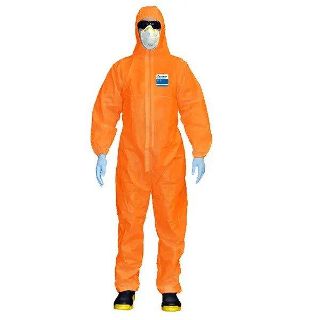 Disp Coveralls Barrier-Tec 1001, Orange Sms-Size L