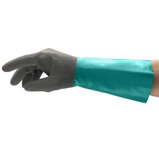 Ansell AlphaTec 58-535B Nitrile Chemical Gloves – Comfortable with Strong Grip - S